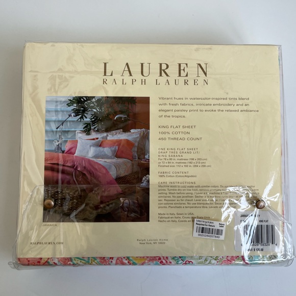 Ralph Lauren Jamaica Carl King Flat NEW - Picture 4 of 4